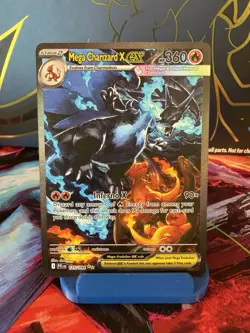 Mega Charizard X Ex - 125/094 - SIR - Pokemon Phantasmal Flames - Mint - Image 1