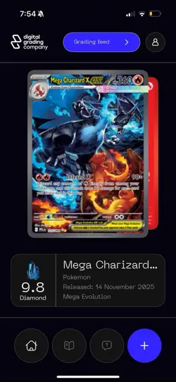 Mega Charizard X Ex - 125/094 - SIR - Pokemon Phantasmal Flames - Mint - Image 3