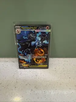 Mega Charizard X EX 125/094 English - Pokemon Phantasmal Flames - MINT - Image 2