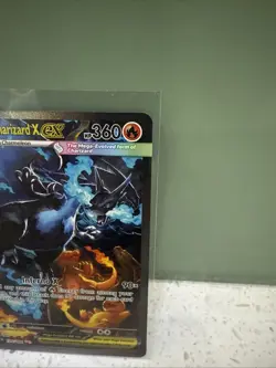 Mega Charizard X EX 125/094 English - Pokemon Phantasmal Flames - MINT - Image 5