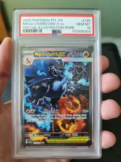 Mega Charizard X Ex 125/094 Phantasmal Flames PSA 10 Gem Mint Pokemon - Image 2