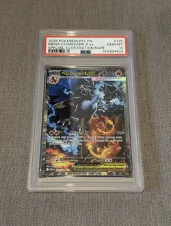 Mega Charizard X Ex 125/094 Phantasmal Flames PSA 10 Gem Mint Pokemon - Image 1