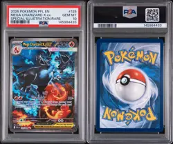 Mega Charizard X Ex 125/094 Phantasmal Flames PSA 10 Gem Mint Pokemon - Image 3