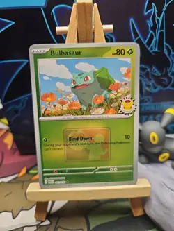 Bulbasaur 001/132 Mega Evolution Pokemon Day 2026 30th Play! League Promo - Image 1