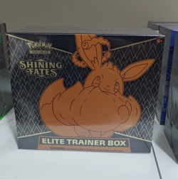 Pokemon TCG Shining Fates Elite Trainer Box ETB Sealed Damage & Ripped plastic - Image 1