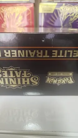 Pokemon TCG Shining Fates Elite Trainer Box ETB Sealed Damage & Ripped plastic - Image 2