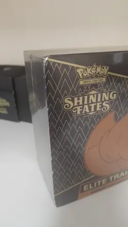 Pokemon TCG Shining Fates Elite Trainer Box ETB Sealed Damage & Ripped plastic - Image 4