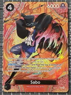 Sabo (P-105) (SP) - Adventure on Kami's Island (OP15-EB04) TCG English Card - Image 1