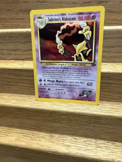 Sabrina's Alakazam 16/132 Gym Challenge Holo Rare 80 HP Pokemon Card - Image 2