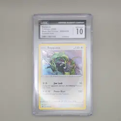 Rayquaza Black Star Promo SWSH029 CGC 10 Cosmos Holo Pokemon TCG Card 2020 - Image 1