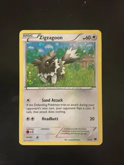 Pokemon TCG XY Primal Clash LP Holo Card McDonald's 2015 Promo #11/12 Zigzagoon - Image 1