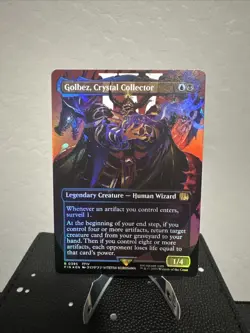 MTG Golbez Crystal Collector Borderless Card Magic the Gathering Foil - Image 1