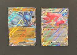 Lucario & Blissey - Pokemon TCG - 2 Card Lot (Double Rare EX Holo) - Image 1