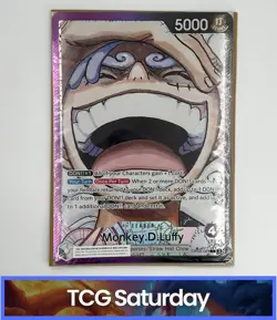 2024 ONE PIECE EMPERORS IN THE NEW WORLD #OP09-061 MONKEY D. LUFFY JUMBO CARD - Image 1