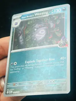 Team Rocket's Weezing 126/182 Reverse holo - LP-NM - Pokemon TCG Card - Image 2