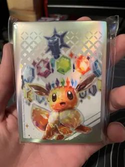 65 Ct Eevee Prismatic Evolutions ETB Card Sleeves | New, Sealed Pokemon - Image 1