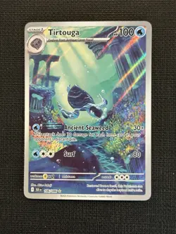 Pokemon TCG Tirtouga Black Bolt Full Art IR Holo Card 106/086 NM - Image 1