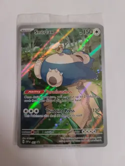 Pokemon TCG Snorlax 151 Promo Card Sealed - Image 1