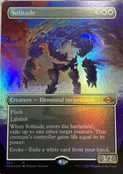 Magic the Gathering MTG Modern Horizons 2 Solitude Borderless Foil Near Mint - N - Image 1