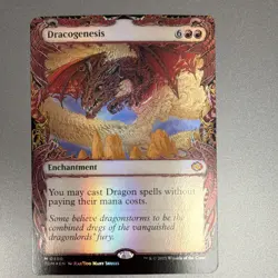 Wizards of the Coast Dracogenesis Holo Enchantment Red Mythic 0300 TDM MTG - Image 1
