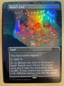 MISCUT Maze's End (Rainbow Foil) Magic: the Gathering Secret Lair Drop - Image 1