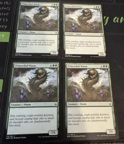 Primordial Wurm X4 War of the Spark Magic the Gathering MTG - Image 1