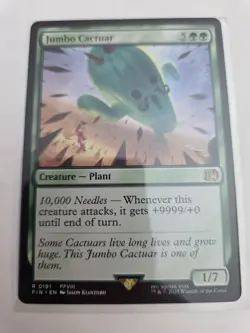 mtg, Jumbo Cactuar Final Fantasy Regular NM - Image 1