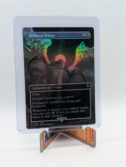 MTG - Brilliant Wings - FOIL Borderless Rare #454 - Commander: Final Fantasy NM - Image 1