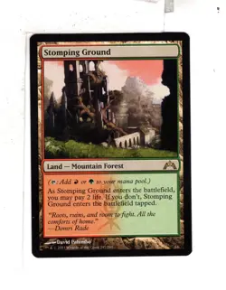 MTG SkeenAB Stomping Ground from Gatecrash. NM. - Image 1