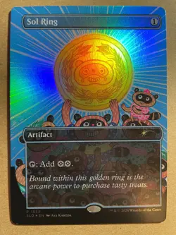 MISCUT Magic: The Gathering Sol Ring (1833) (Rainbow Foil) Secret Lair Drop - Image 1