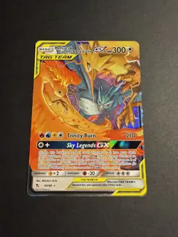 *3 CARDS* POKEMON SM HIDDEN FATES MOLTRES ZAPDOS ARTICUNO GX TAG TEAM LOT - Image 3