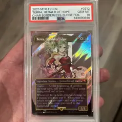 PSA 10 GM MTG Final Fantasy Terra Herald of Hope Borderless Surge Foil 0212 - Image 1