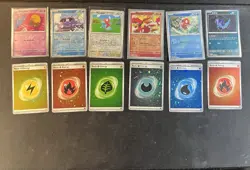 12 Card LOT Pokemon 151 REVERSE HOLOS And HOLOS ENEGY HOLOS SWIRLS JOLTEON DITTO - Image 2