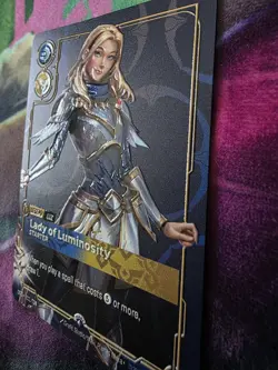 ✨ Riftbound LUX - LADY OF LUMINOSITY METAL Card Las Vegas Prize Wall Exclusive - Image 3