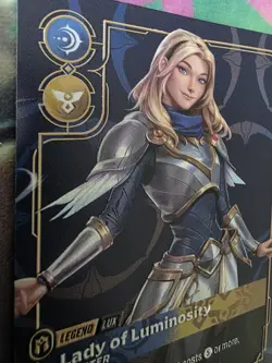 ✨ Riftbound LUX - LADY OF LUMINOSITY METAL Card Las Vegas Prize Wall Exclusive - Image 4
