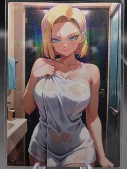 Number 18 Anime Waifu Card Doujin ACG Goddess Holo - Image 1