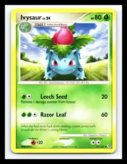 💥 Ivysaur # 51/132 Secret Wonders Pokemon TCG 2007 Vintage Card - Image 1