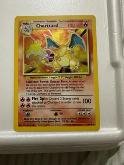 1999 Pokemon Base Set Unlimited #4 Charizard Holo 4/102 Rare Card WOTC VTG | NM - Image 2
