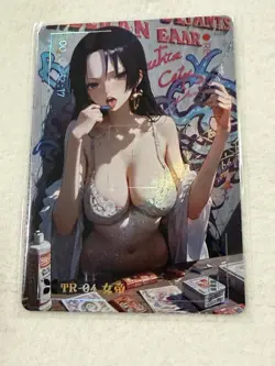 Boa Hancock One Piece RELUCTANT Waifu Card Spicy TR-04 GRAFFITI SP - Image 2