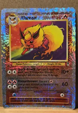 Flareon Legendary Collection 10/110 Rare Reverse Holo LP - ungraded Pokemon Card - Image 1