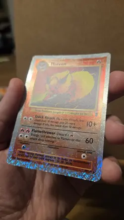 Flareon Legendary Collection 10/110 Rare Reverse Holo LP - ungraded Pokemon Card - Image 3