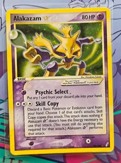 Alakazam Gold Star ⭐ 99/100 EX Crystal Guardians Pokemon Card See Photos - Image 1