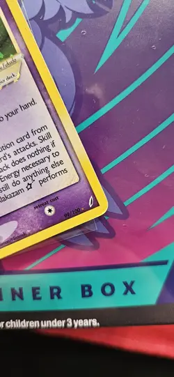 Alakazam Gold Star ⭐ 99/100 EX Crystal Guardians Pokemon Card See Photos - Image 2