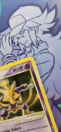 Alakazam Gold Star ⭐ 99/100 EX Crystal Guardians Pokemon Card See Photos - Image 3