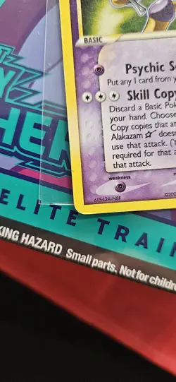 Alakazam Gold Star ⭐ 99/100 EX Crystal Guardians Pokemon Card See Photos - Image 5