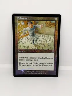 Caltrops Urza's Destiny FOIL Magi MTG Card 129 Free Shipping MP/LP See Photo - Image 1
