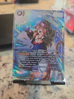 Dragon Ball Super Card Game Gogeta GT FB09-123 SCR Alt Art Dual Evolution Fusion - Image 1