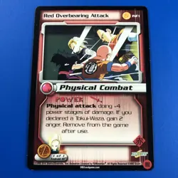 2002 | Dragon Ball Z (Red Overbearing Attack | INF1) Limited Gameboy CCG Card - Image 1