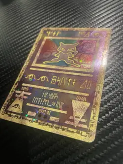 Ancient Mew Pokemon TCG Ancient Mew Promo Holo Rare Card 1999/2000 Ding On Back - Image 3