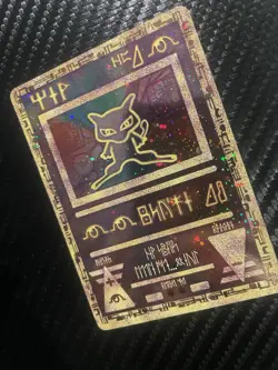 Ancient Mew Pokemon TCG Ancient Mew Promo Holo Rare Card 1999/2000 Ding On Back - Image 5